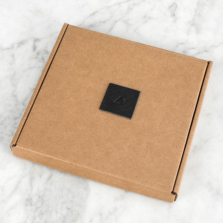 Набор из пяти квадратных подставок под стаканы и чайник Set Of 5 Square Coasters