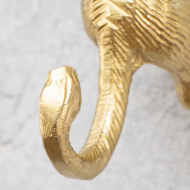 Крючок Лев золотой Coat Rack Lion Gold