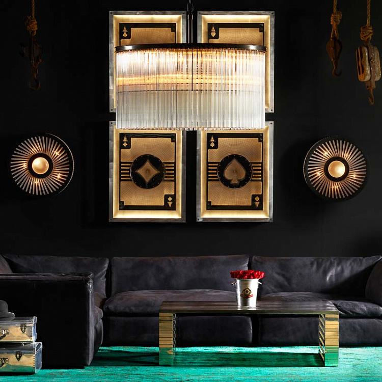 Арт-объект с подсветкой Туз Бубен Hustle Ace Of Diamonds