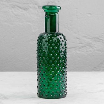 Dotted Green Carafe With Stopper