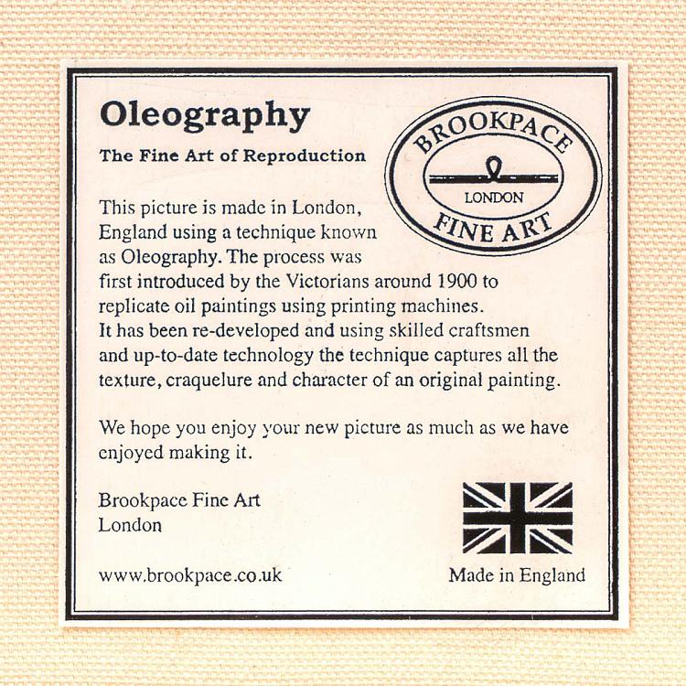 Картина-олеография в чёрной с золотом раме Монарх Долины Monarch Of The Glen, EM10 Frame