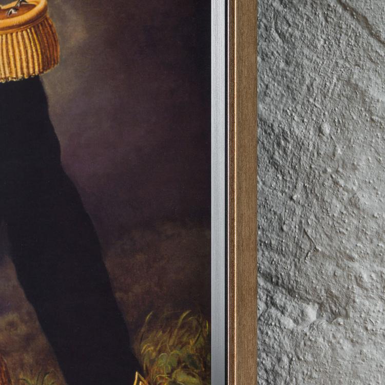 Картина-принт АристДогкрат Понселе при параде Ceremonial Dress Aristdogcrat Poncelet In Frame