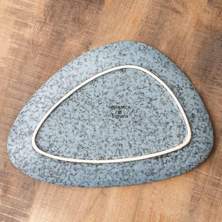 Треугольная тарелка Органика Земля, S Organica Terra Triangular Plate Small
