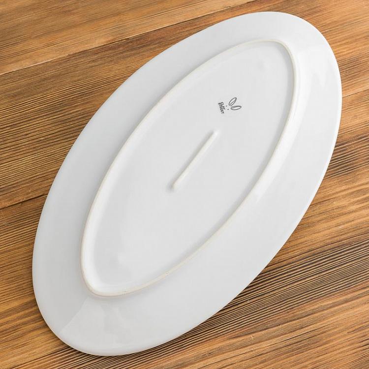 Овальное сервировочное блюдо Кролик Романтик Oval Serving Plate Rabbit Romantic