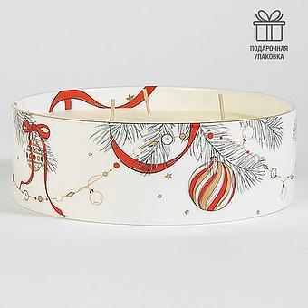 New Year Pine Candle Small