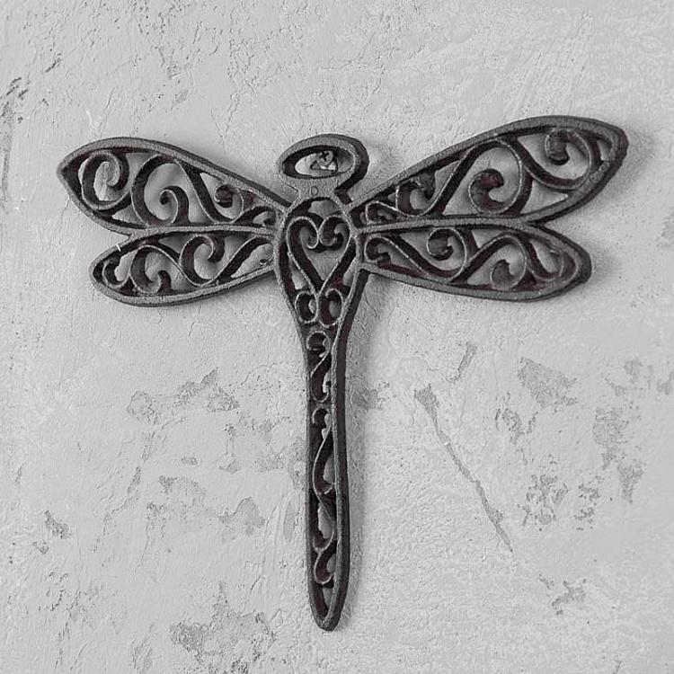 Настенное металлическое украшение Ажурная стрекоза Libellule Murale Metal Ajoure