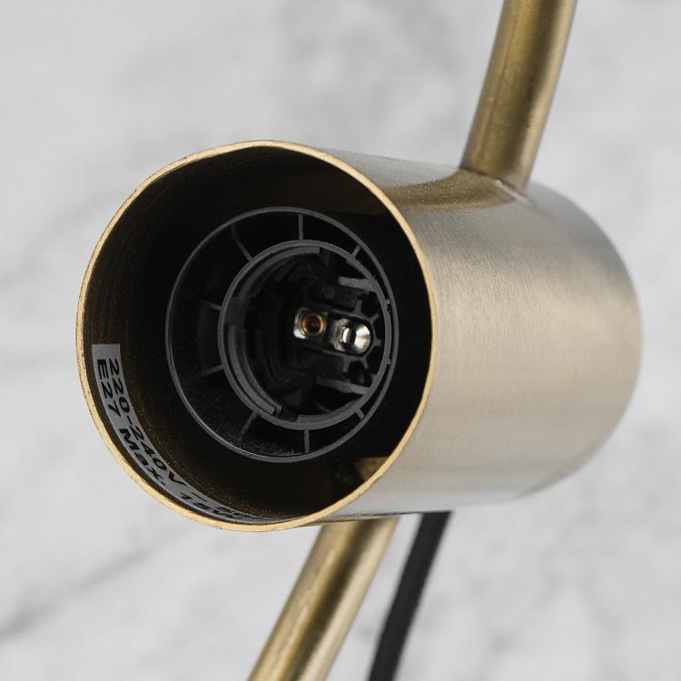 Настольная лампа с чёрным мраморным основанием Арсо Arceau Table Lamp Black Marble Base