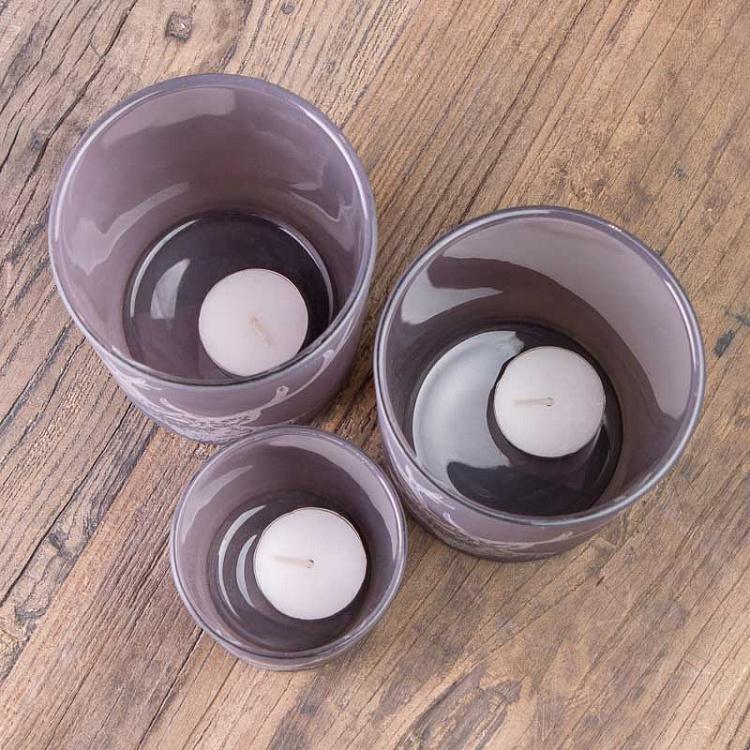 Подсвечник Голова оленя Candleholder Dark Grey Deerhead