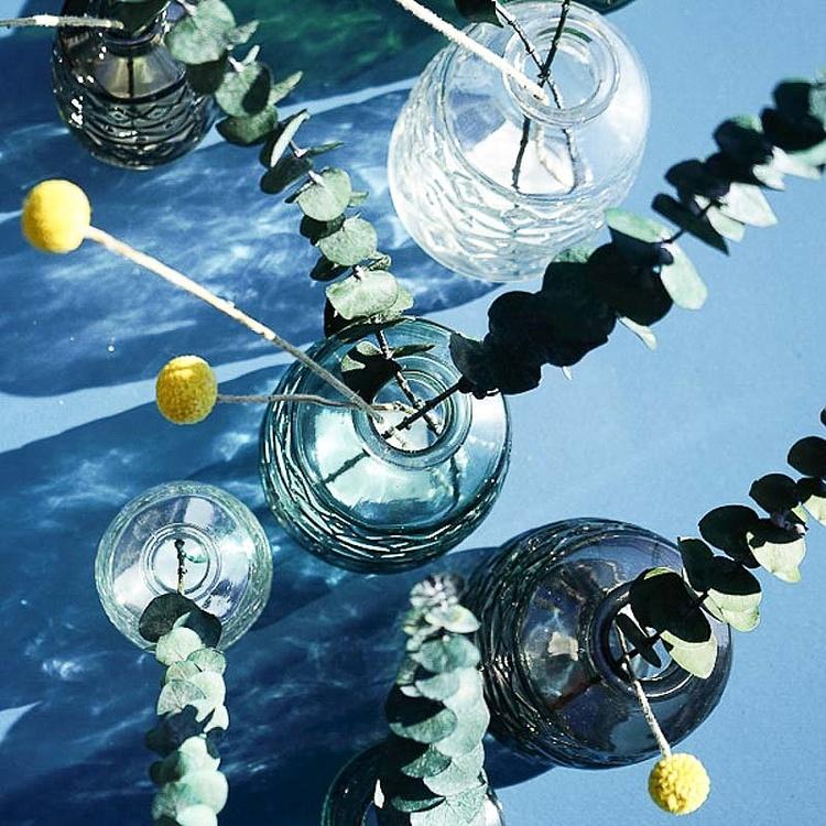 Набор из четырёх стеклянных мини-ваз Set Of 4 Glass Vases