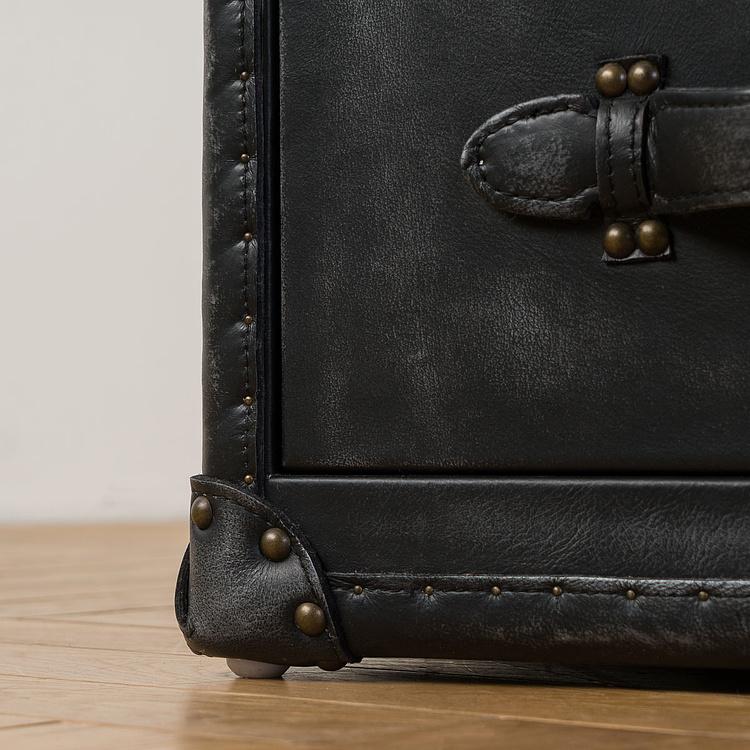 Комод-сундук Трансатлантик, светлое дерево,  H Transatlantic Chest High, Light Wood D