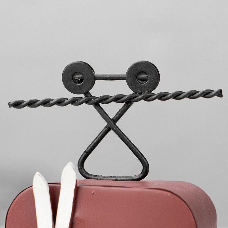 Подвесное украшение Красный фуникулёр Hanging Red Cable Car 11 cm