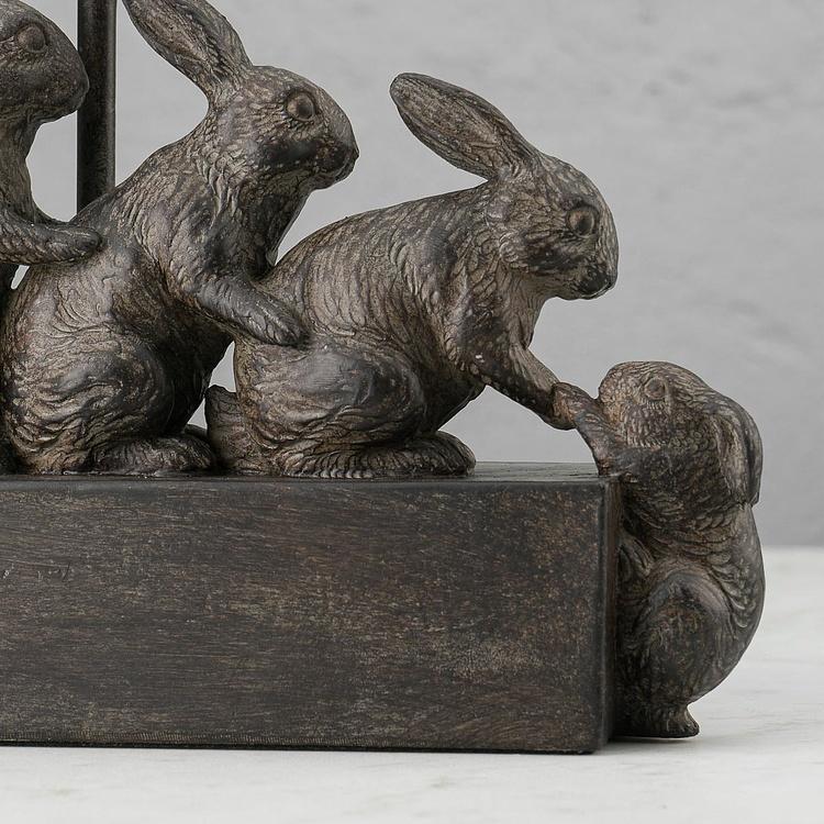 Настольная лампа с абажуром Маленькие зайцы Small Rabbits Table Lamp With Shade