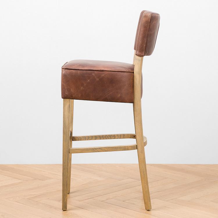 Барный стул Негрони, светлые ножки Negroni Barstool, Oak Brown