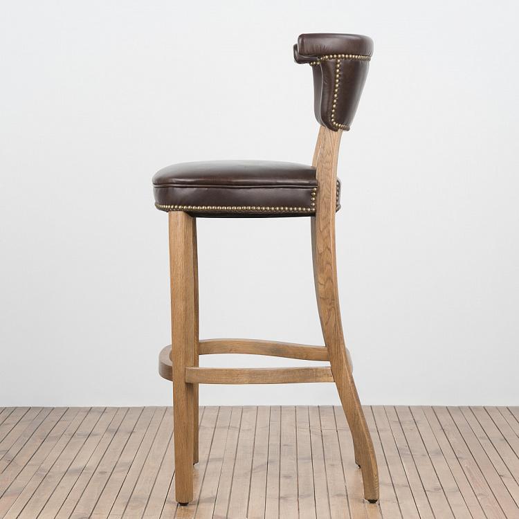Высокий барный стул Анджелес Angeles Barstool High, Weathered Oak