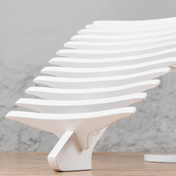 Белое кресло-шезлонг Кит Whale Lounge White