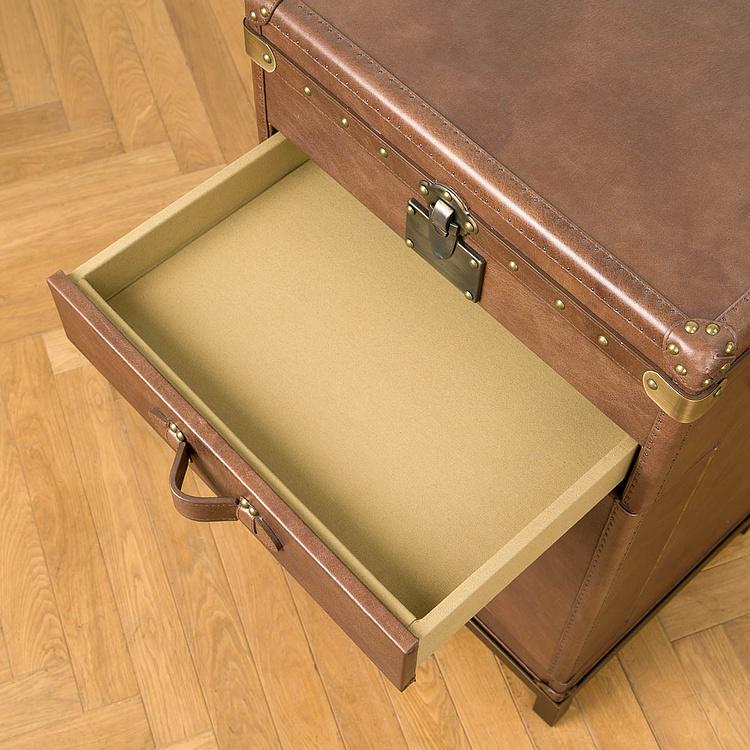 Барный шкаф-сундук Вояж Voyage Chest Sideboard RM