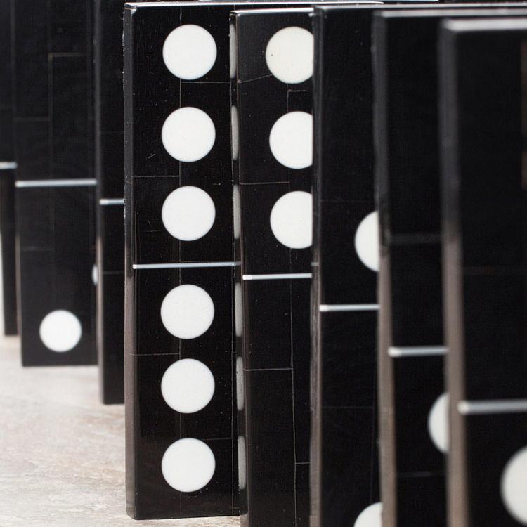 Настольная игра Домино с игральными костями большого размера XXL Bone Domino In Tray