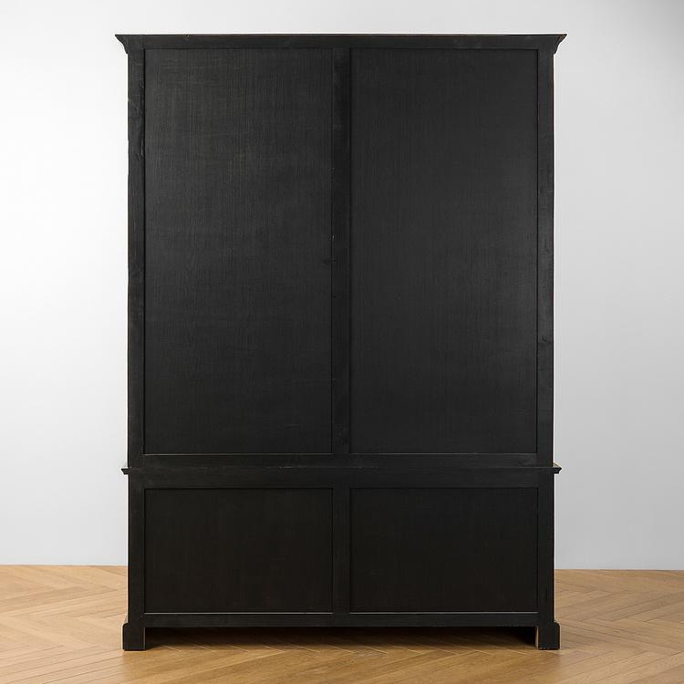 Книжный шкаф-сервант с 4 дверцами и ящиками Вильнёв Villeneuve 4 Glass Doors Bookcase With Drawers DB