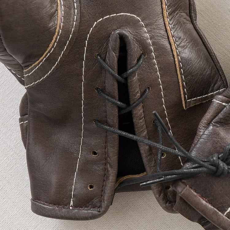 Декоративные кожаные боксёрские перчатки в винтажном стиле Boxing Gloves RM