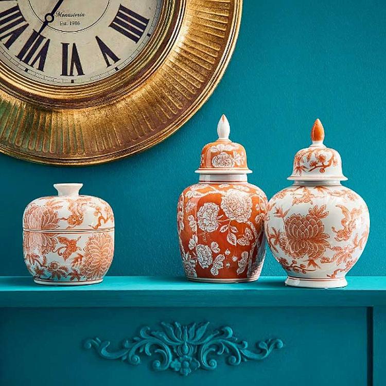 Ваза с крышкой Цветущий сад Jardin Lidded Vase