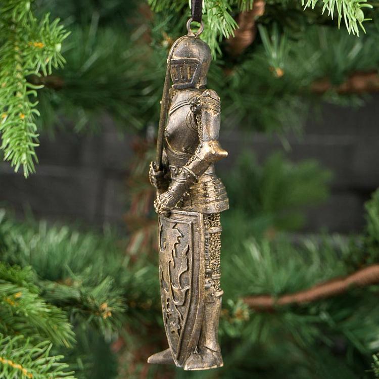 Ёлочная игрушка Золотой рыцарь Knight Gold 15 cm