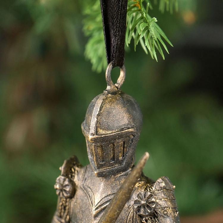 Ёлочная игрушка Золотой рыцарь Knight Gold 15 cm