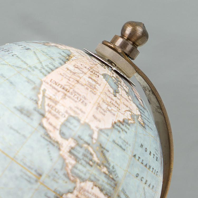 Набор из трёх винтажных глобусов, S Set Of 3 Vintage Globes Small