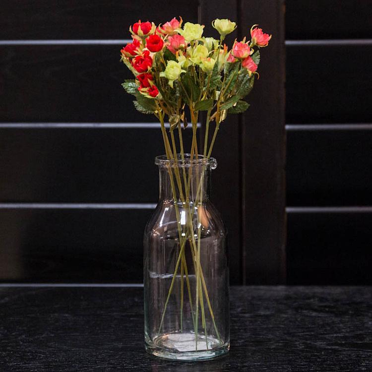 Искусственная Мини-роза красная Mini Rose Red 30 cm