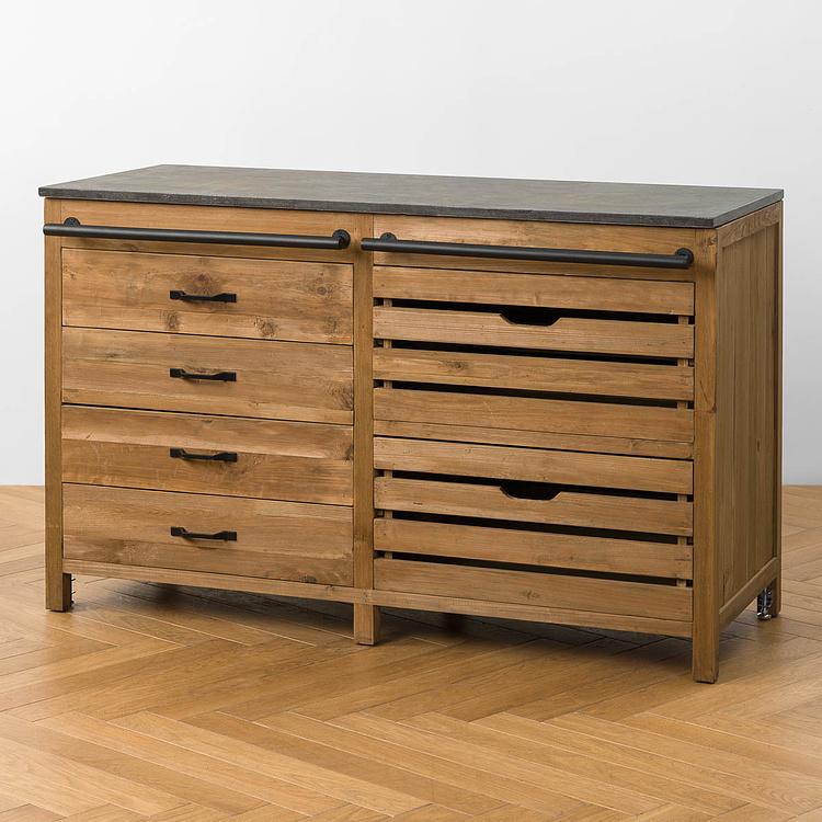 Кухонный гарнитур с 2 раковинами Карелия Karelia Kitchen Unit DB