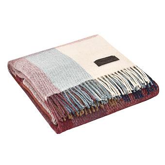 Плед Arequipa Plaid Blue Brown Wine 120x180 cm