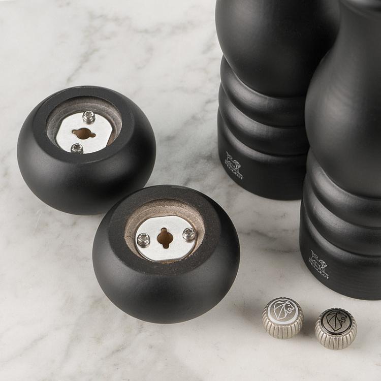 Набор из мельниц для соли и перца Париж, матовый чёрный Set Of 2 Paris Pepper Salt Mills Matte Black