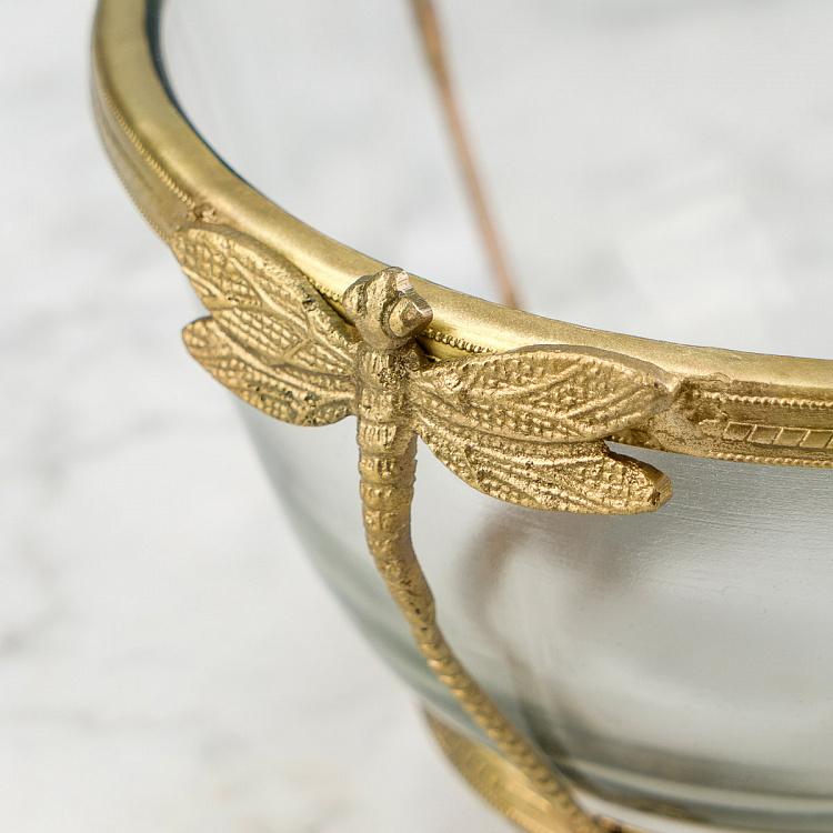 Подсвечник Стрекоза Dragonfly Glass Bowl