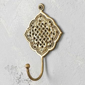 Thanjavur Solid Brass Boho Hook