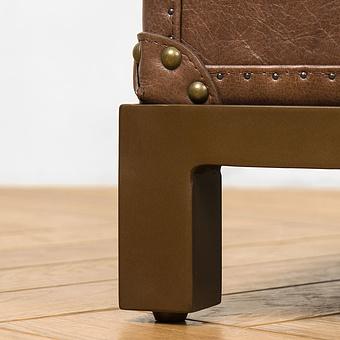 Барный шкаф-сундук Voyage Chest Sideboard RM натуральная кожа Brown Franco