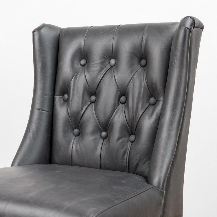 Барный стул Кровавая Мэри, чёрные ножки Bloody Mary Barstool, Oak Black