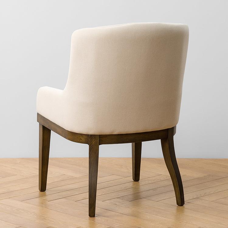 Кресло Маттео, тёмные ножки Matteo Armchair, Ash Dark Brown