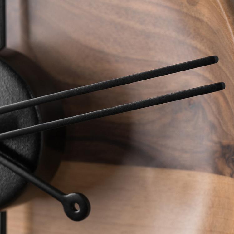 Настенные часы из ореха Орбита Orbit Walnut Clock