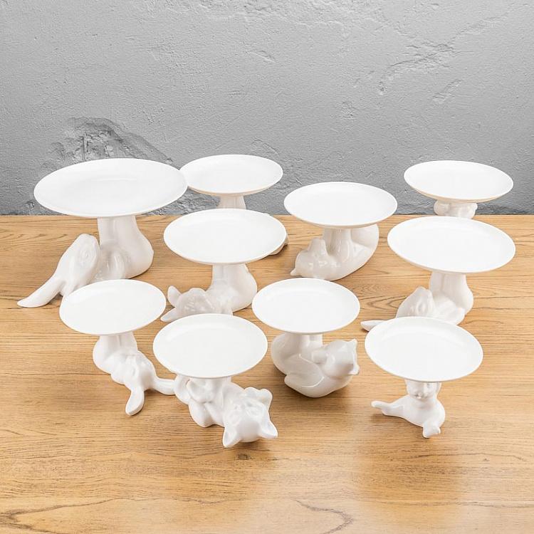 Сервировочная подставка Кролик, S Decorative Plate Rabbit Small