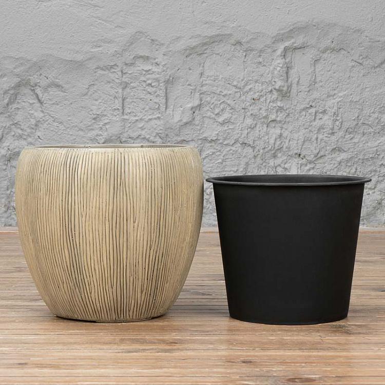 Кашпо-чаша Эффектори Вау капучино, S Effectory Wow Bowl Pot Cappuccino Small