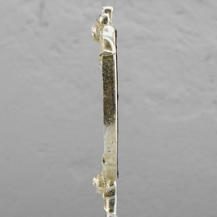 Настольное ручное зеркало на ножке Элегантность Elegant Hand Mirror On Base Champagne