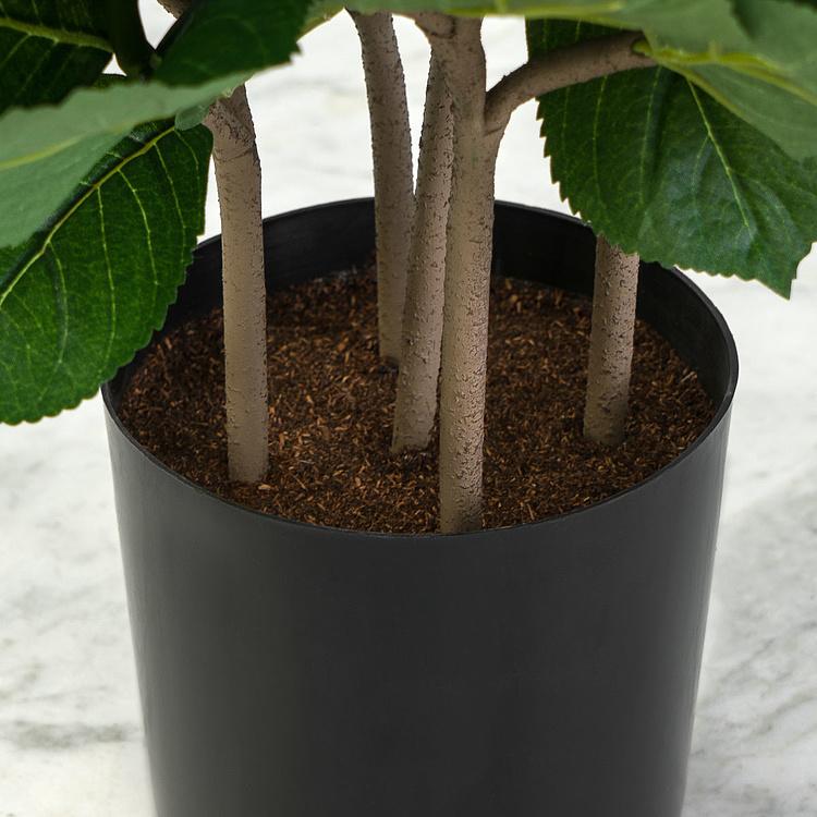 Искусственная гортензия кустовая ванильно-кремовая Hydrangea Bush Cream Vanilla 55 cm