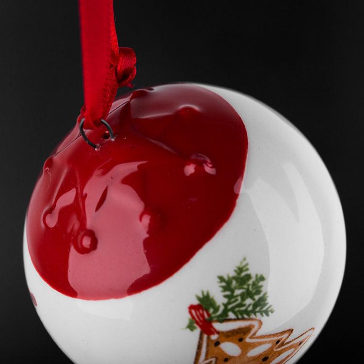 Набор из трёх ёлочных игрушек Колокольчик, сапог и шар Set Of 3 Bell/Sock/Ball 7 cm