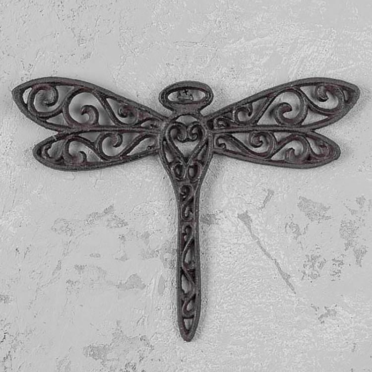 Настенное металлическое украшение Ажурная стрекоза Libellule Murale Metal Ajoure
