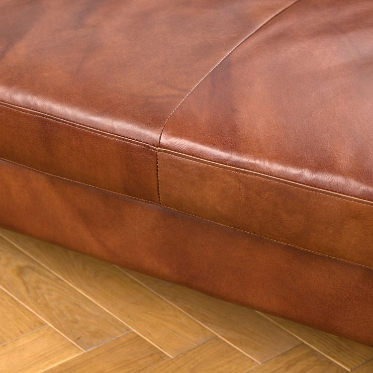 Трёхместный диван Линкольн, коричневые ножки Lincoln 3 Seater, Rustic Brown Ash PF