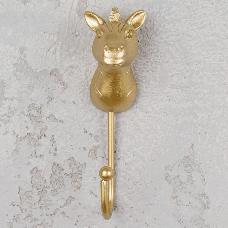 Набор из трёх золотых крючков с животными Set Of 3 Hooks Animals Gold