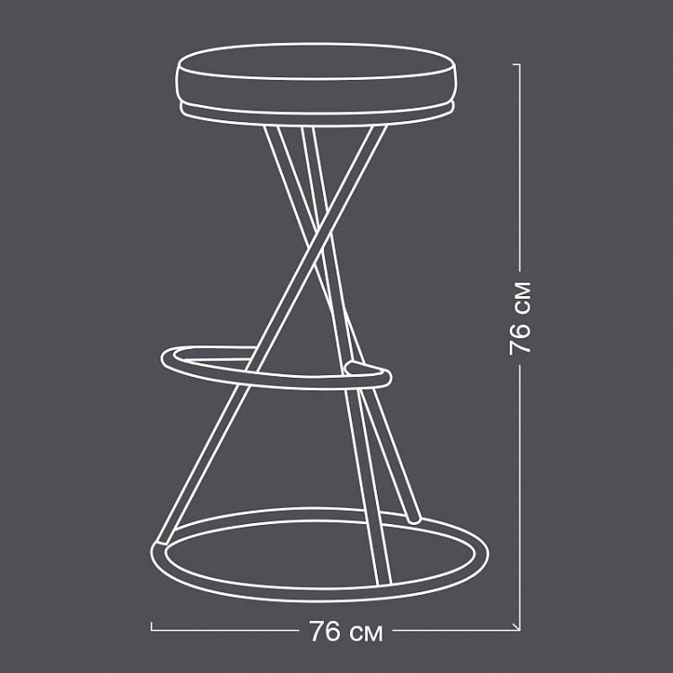 Барный стул Шот Shot Barstool, Black Iron PF