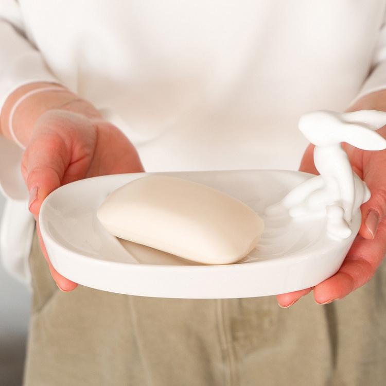 Мыльница с кроликом и уточкой Rabbit And Duck Soap Dish