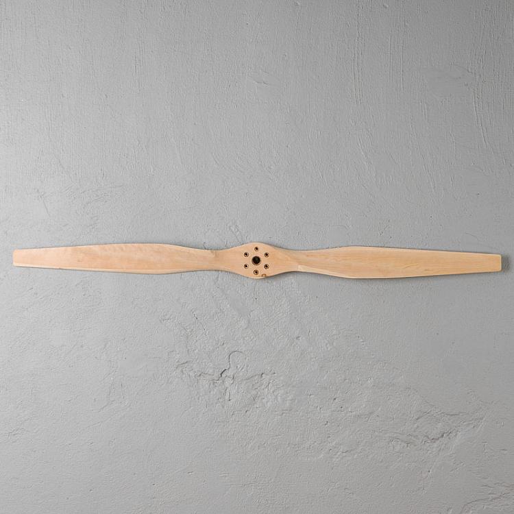 Настенное украшение Самолётный деревянный пропеллер Airplane Propeller Natural Birch