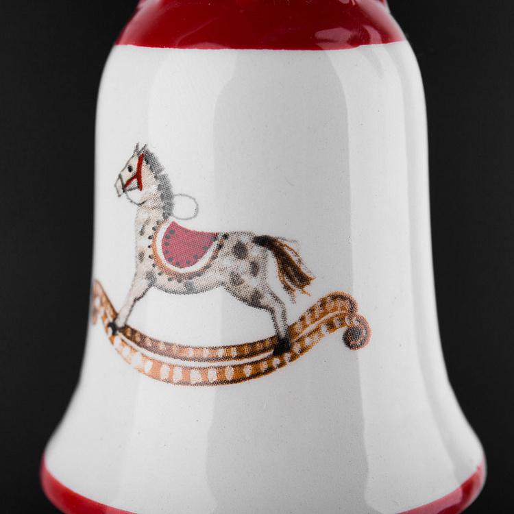 Набор из трёх ёлочных игрушек Колокольчик, сапог и шар Set Of 3 Bell/Sock/Ball 7 cm