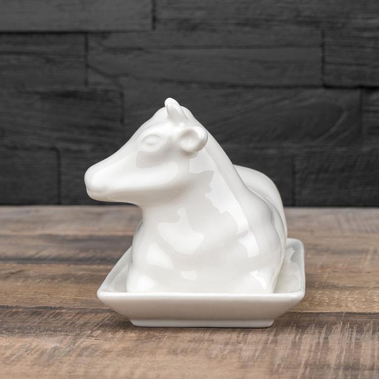 Маслёнка Корова Cow Butter Dish